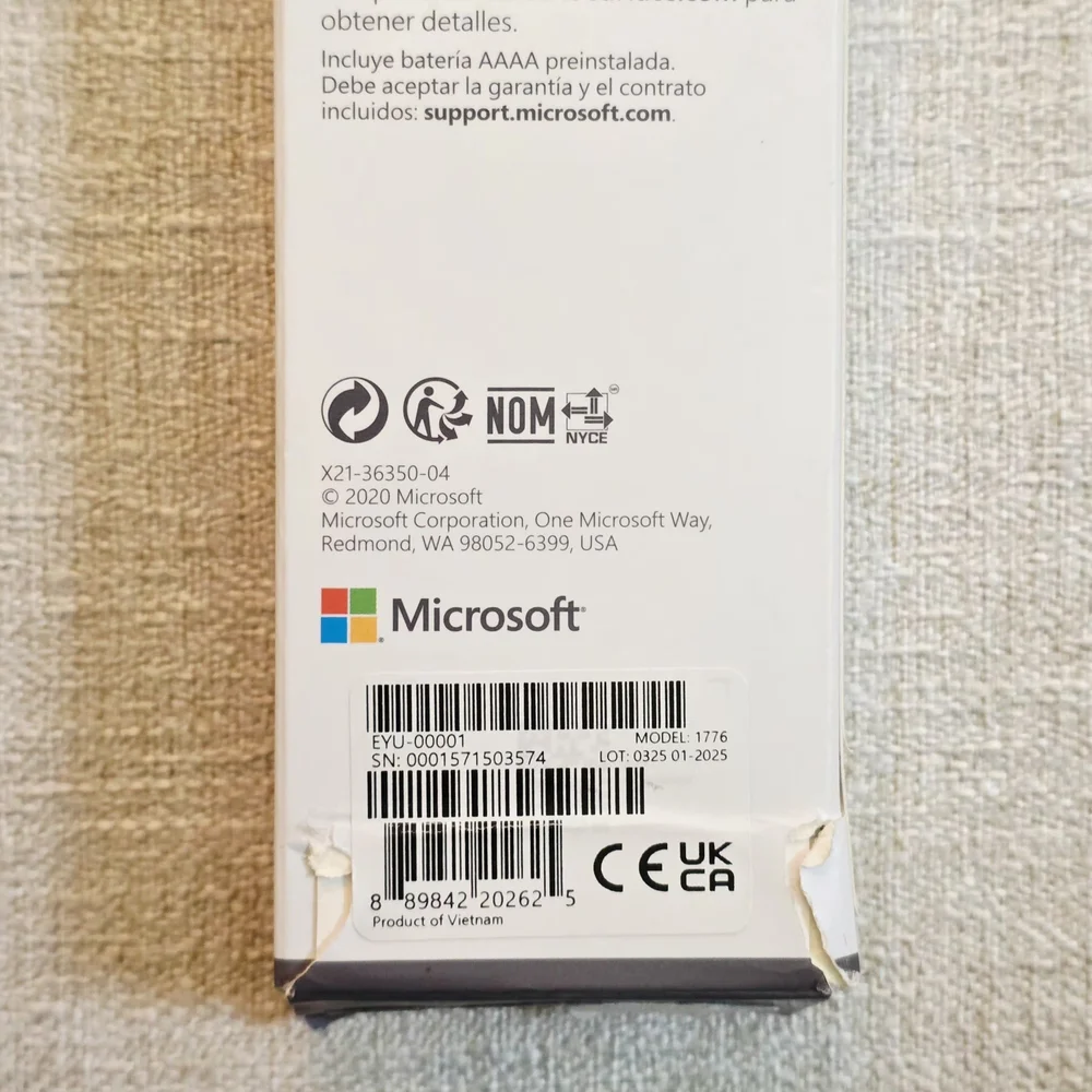Microsoft Surface Pen Model 1776 Black Open Box - Never Used, Unable To Return - Picture 4 of 6
